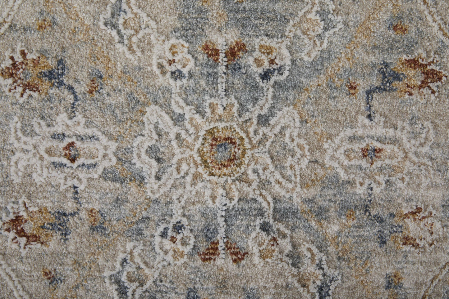 Feizy Pasha 39M6F Ivory Multi Transitional/Bohemian & Eclect Machinemade Rug - Rugs - Feizy - Atlanta Designer Rugs