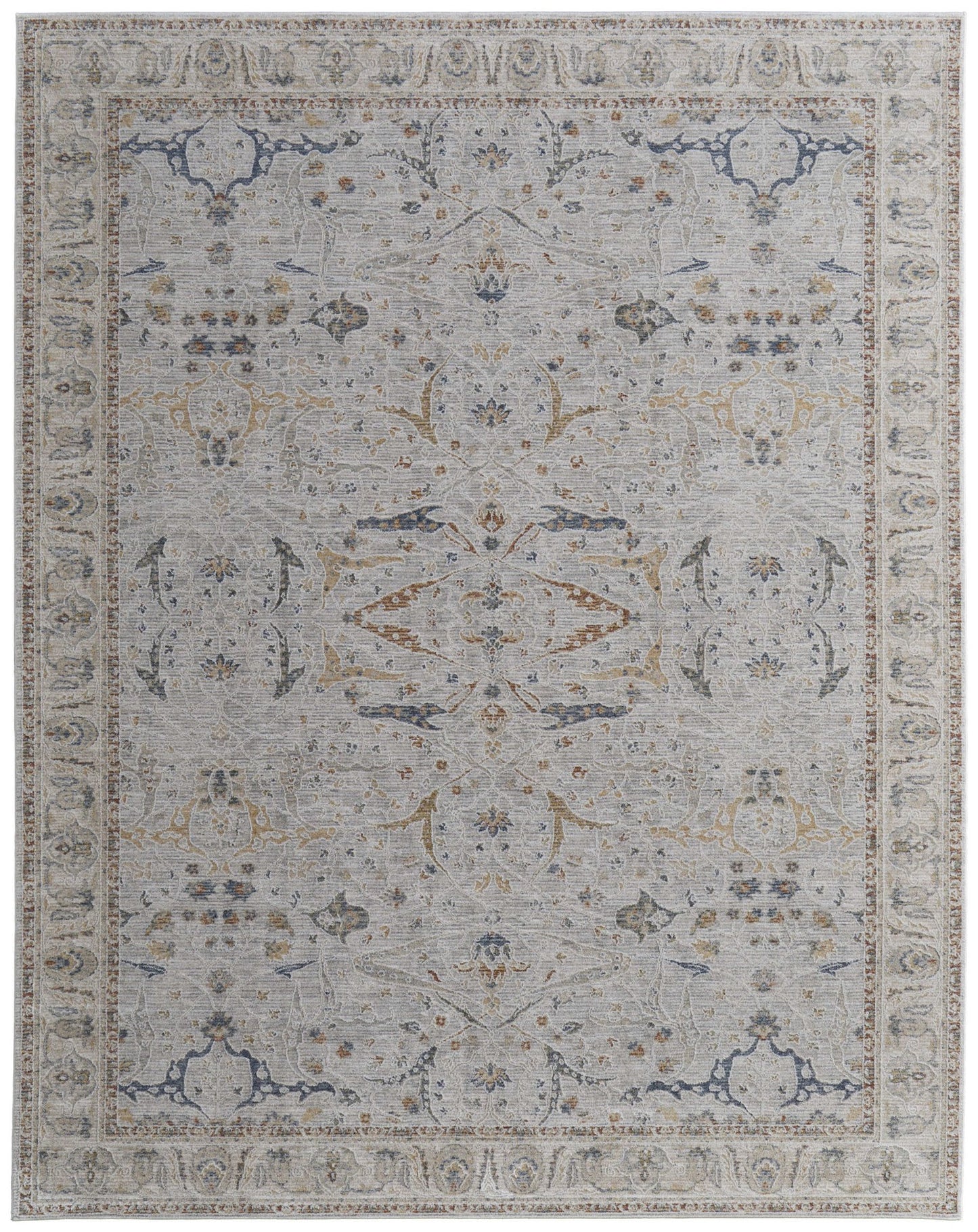 Feizy Pasha 39M4F Ivory Multi Transitional/Bohemian & Eclect Machinemade Rug - Rugs - Feizy - Atlanta Designer Rugs