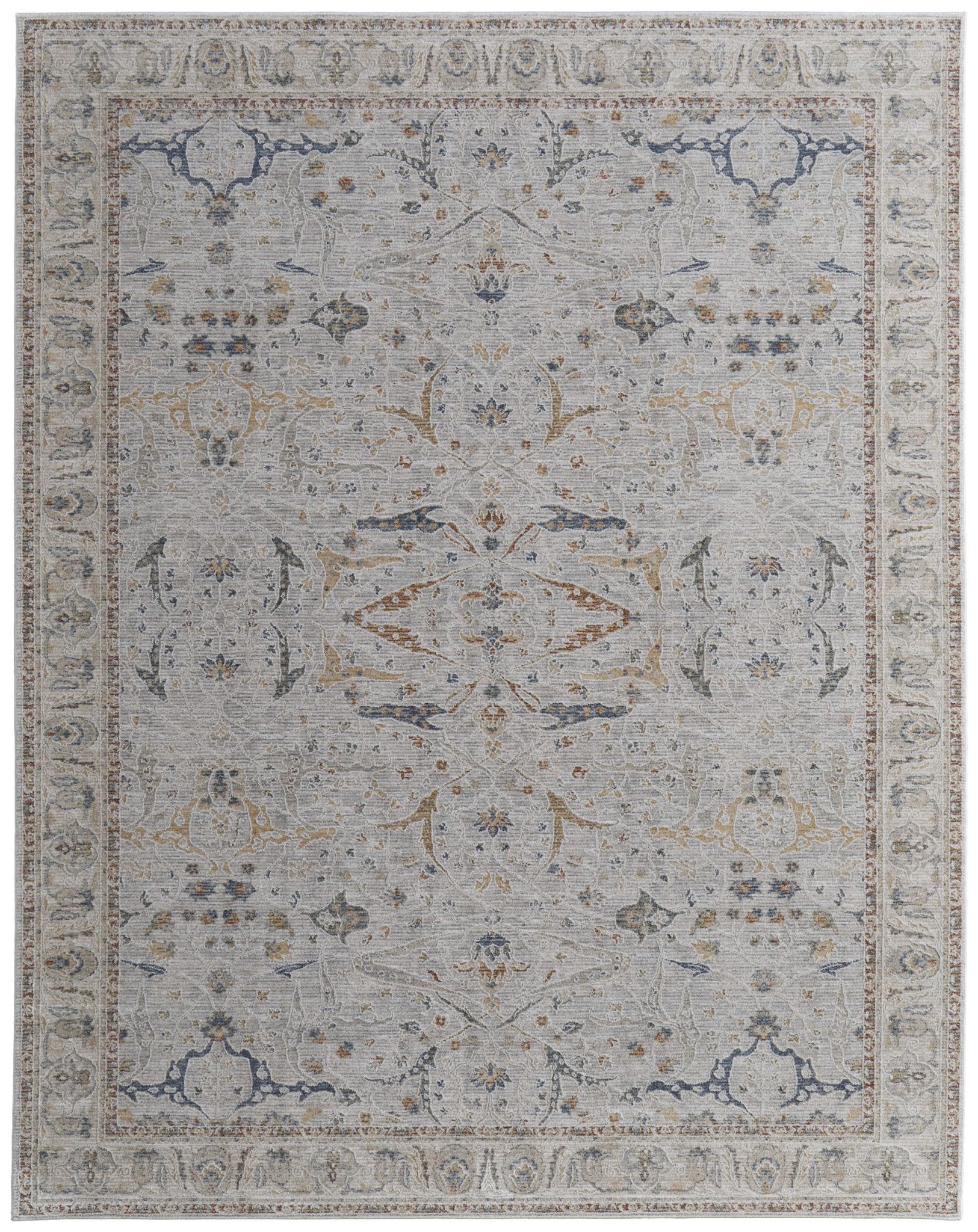 Feizy Pasha 39M4F Ivory Multi Transitional/Bohemian & Eclect Machinemade Rug - Rugs - Feizy - Atlanta Designer Rugs