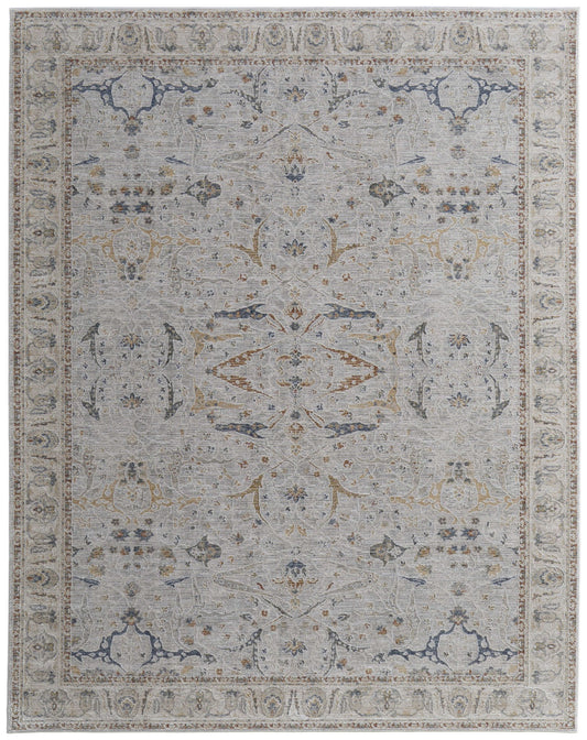 Feizy Pasha 39M4F Ivory Multi Transitional/Bohemian & Eclect Machinemade Rug - Rugs - Feizy - Atlanta Designer Rugs