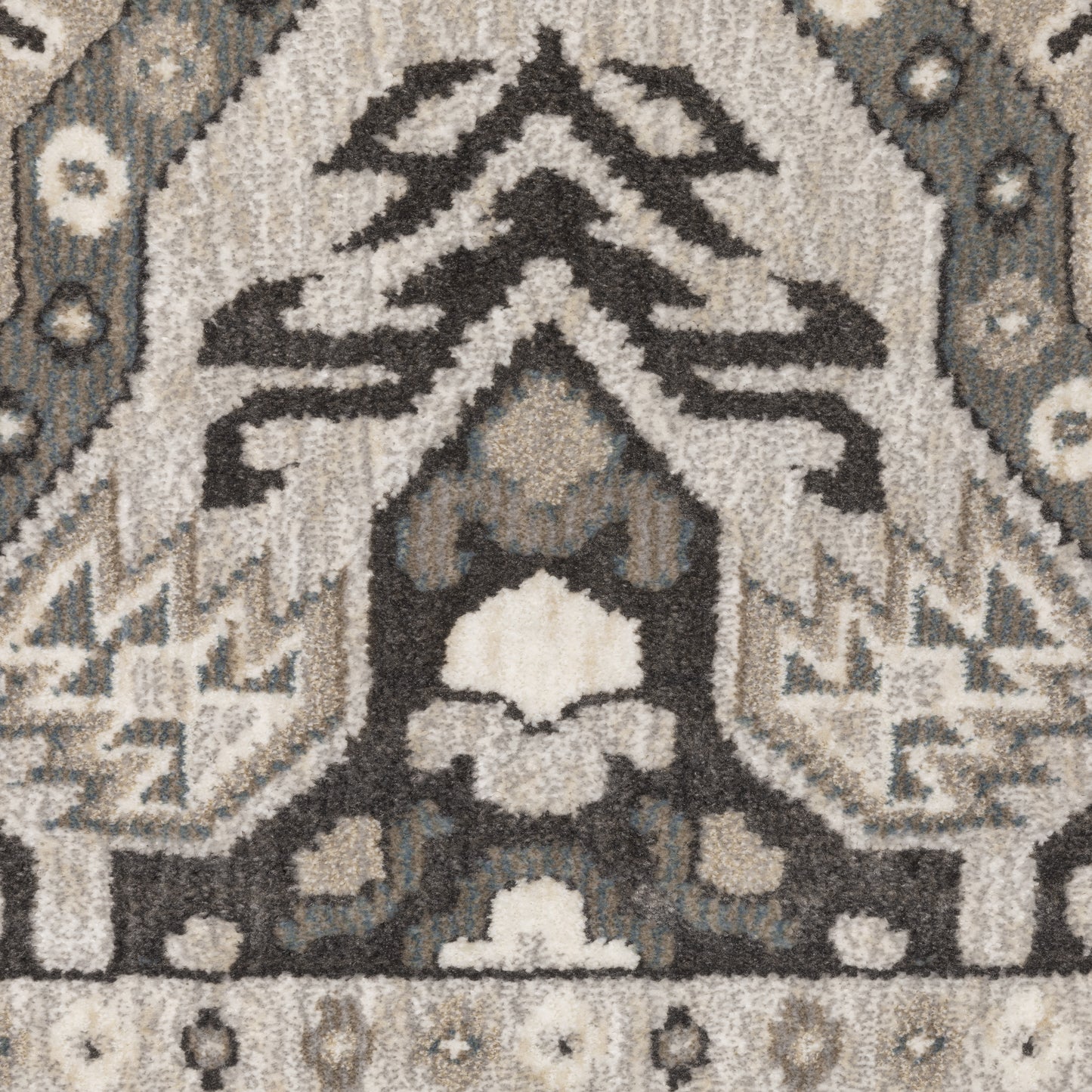 Oriental Weavers Ellington ELL04 Grey Traditional Power-Loomed Rug