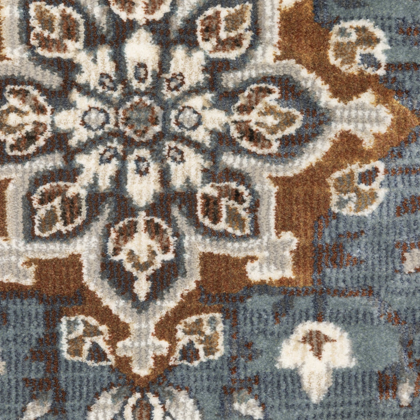 Oriental Weavers Ellington ELL07 Blue Casual Power-Loomed Rug