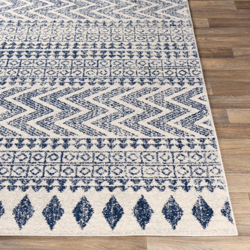 Surya Elaziz ELZ-2353 Dark Blue Global Machinemade Rug