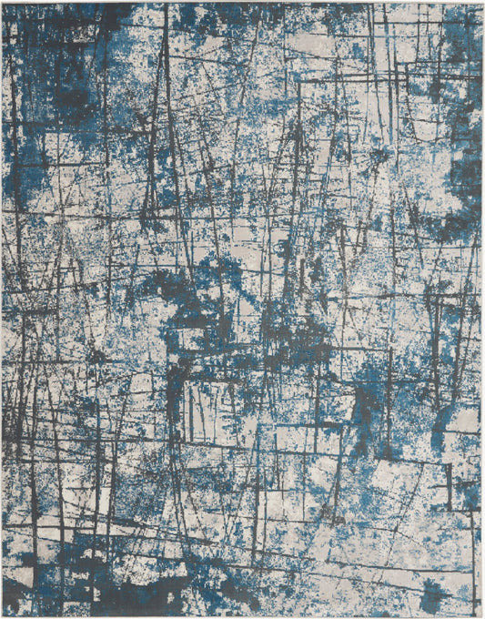 Calvin Klein CK970 Vapor CK972 Grey Blue Contemporary Machinemade Rug - Rugs - Calvin Klein - Atlanta Designer Rugs