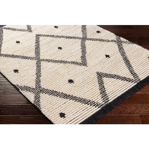 Surya Enzo ENZ-2301 Black Global Machinemade Rug