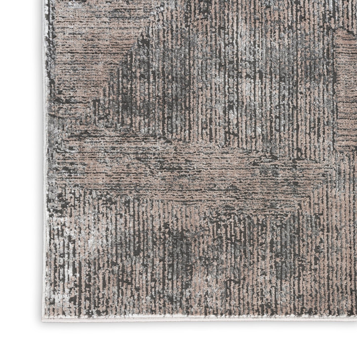 Calvin Klein CK024 Irradiant IRR01 Black Ivory Contemporary Machinemade Rug - Rugs - Calvin Klein - Atlanta Designer Rugs