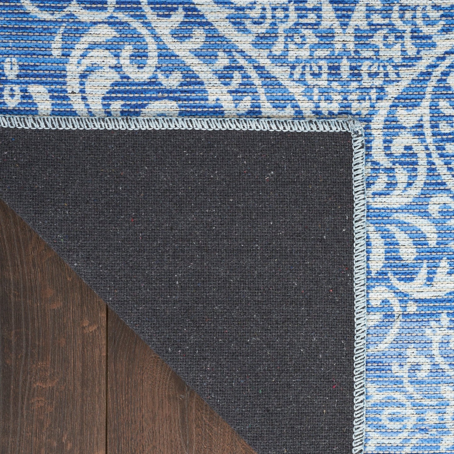 Waverly Washables Collection WAW03 Blue Contemporary Machinemade Rug - Rugs - Waverly - Atlanta Designer Rugs