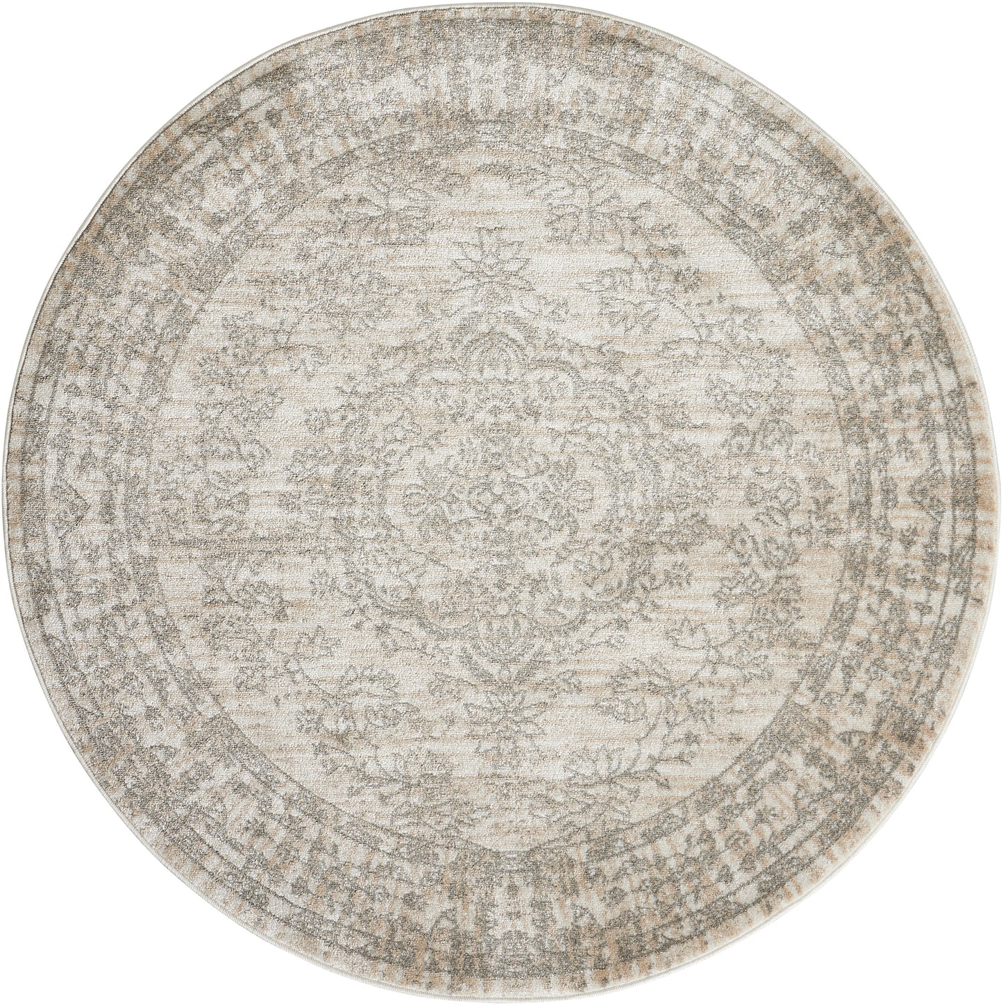 Nourison Home Euphoria EUP04 Bone Traditional Power-Loomed Rug