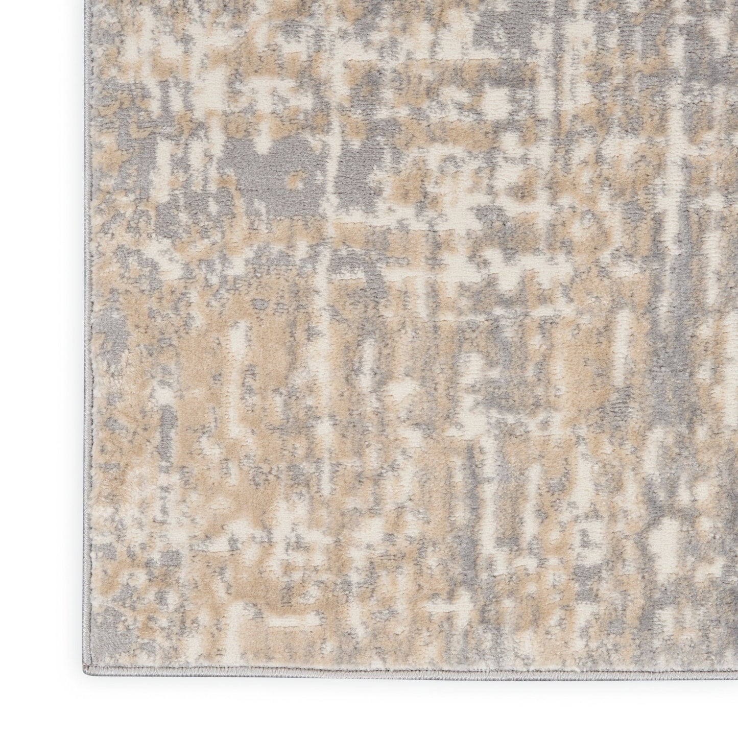 Calvin Klein Ck005 Enchanting ECH04 Grey Beige Contemporary Machinemade Rug - Rugs - Calvin Klein - Atlanta Designer Rugs