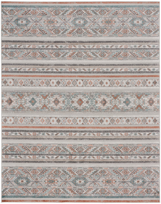 Nourison Home Thalia  Grey Multicolor  Transitional