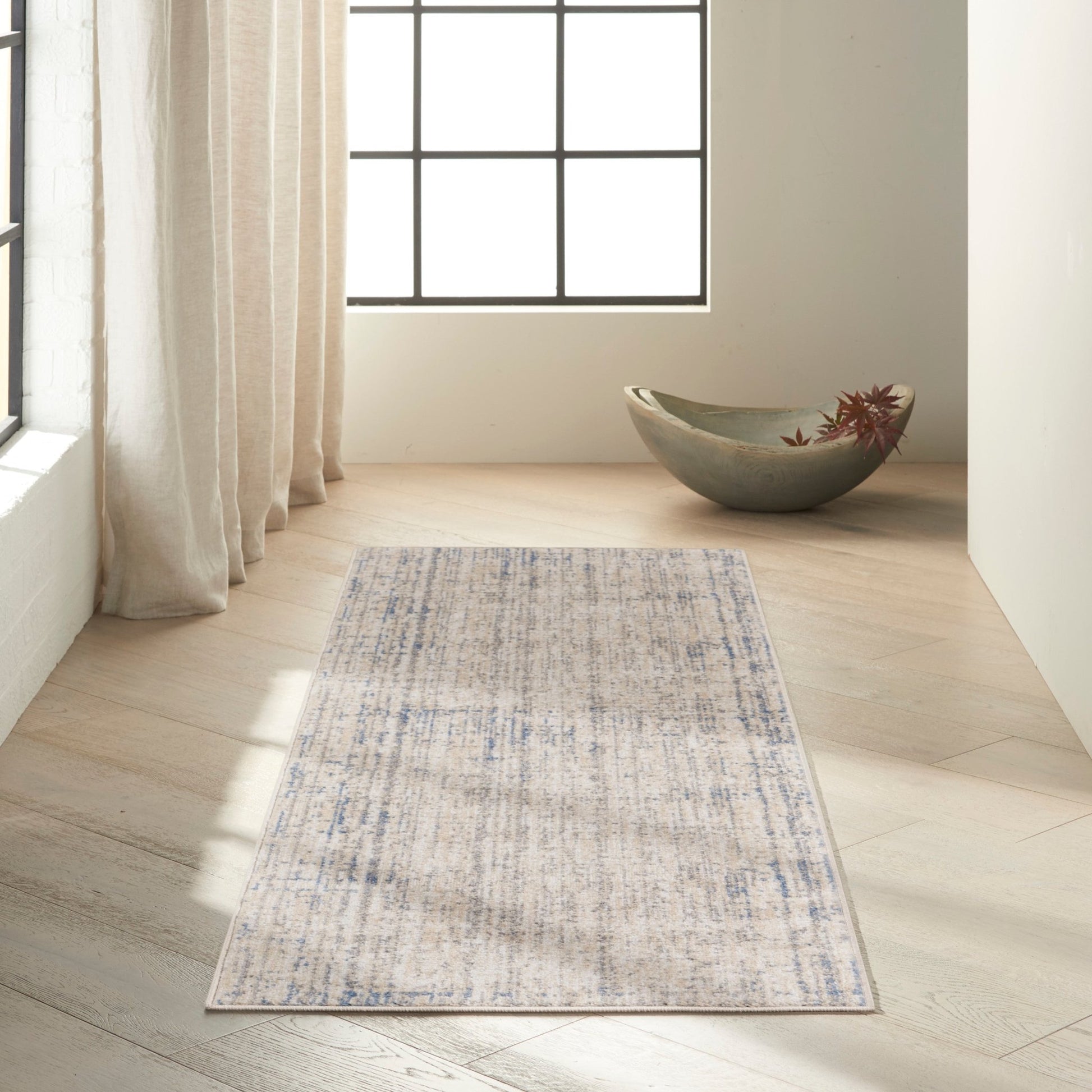 Calvin Klein River Flow RFV04 Beige Grey Contemporary Machinemade Rug - Rugs - Calvin Klein - Atlanta Designer Rugs