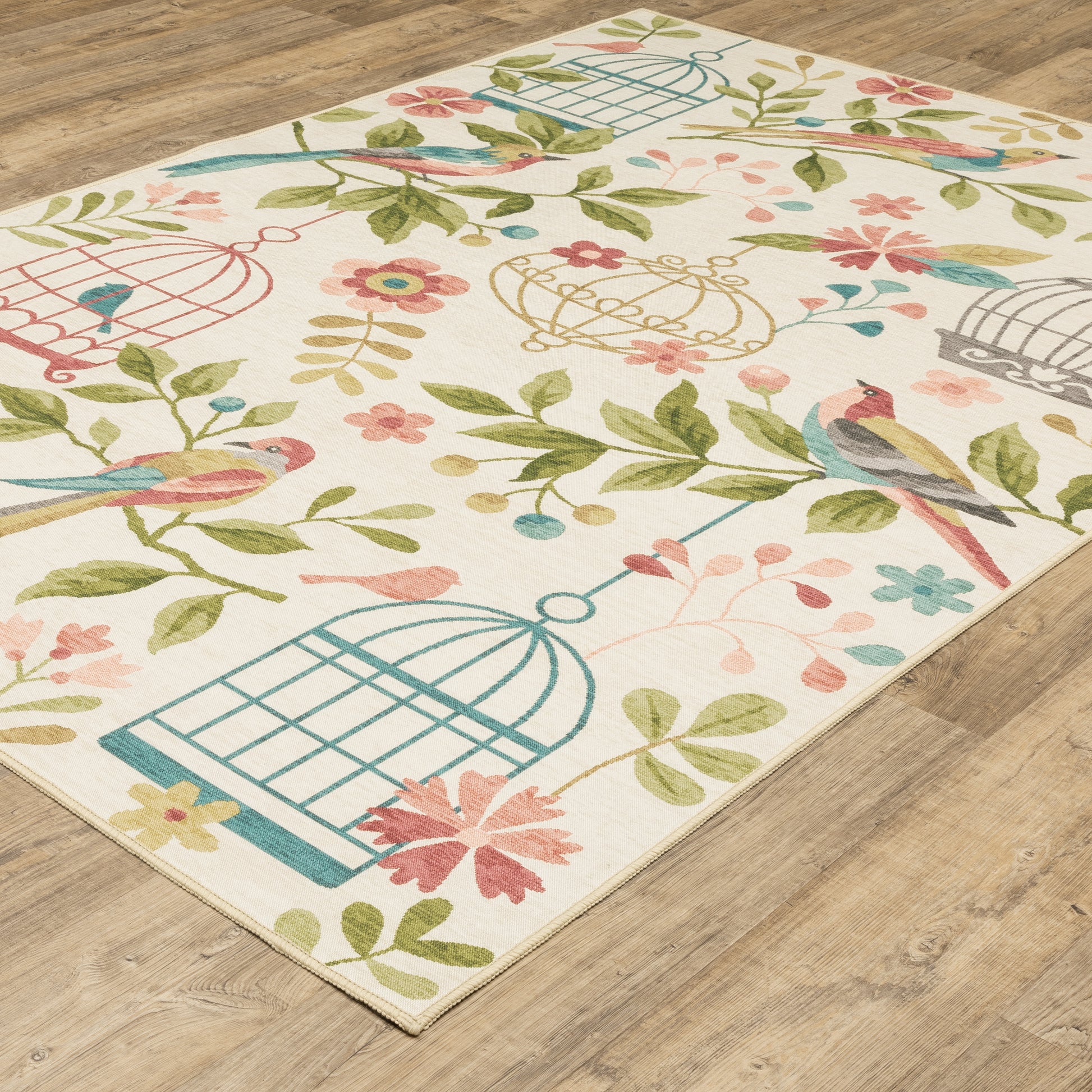 Oriental Weavers Fiji FIJ05 Beige Washable Machine-Print Rug