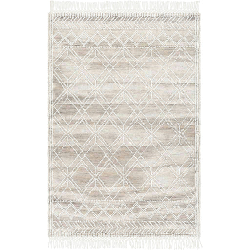 Surya Fleur FLE-2304 White Global Woven Rug