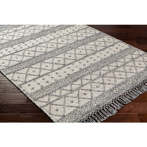 Surya Fleur FLE-2305 Slate Global Woven Rug