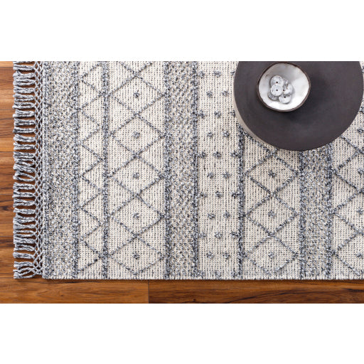 Surya Fleur FLE-2305 Slate Global Woven Rug