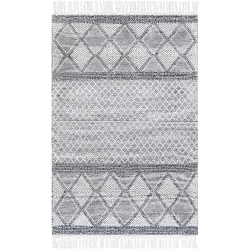 Surya Fleur FLE-2307 White Global Woven Rug