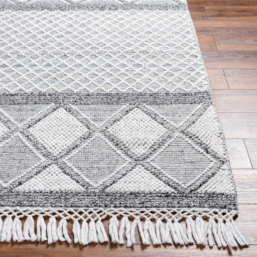 Surya Fleur FLE-2307 White Global Woven Rug