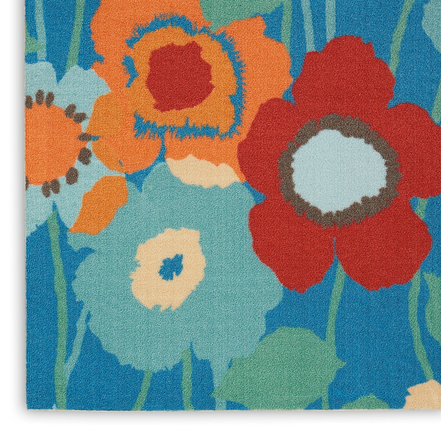 Waverly Sun N Shade SND27 Bluebell Contemporary Machinemade Rug - Rugs - Waverly - Atlanta Designer Rugs