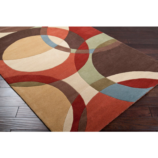 Surya Forum FM-7108 Tan Modern Tufted Rug