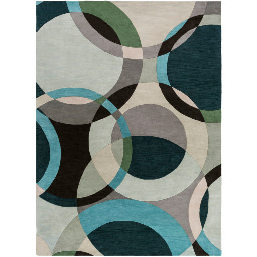 Surya Forum FM-7157 Gray Modern Tufted Rug