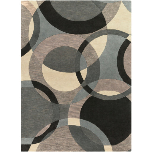 Surya Forum FM-7193 Taupe Modern Tufted Rug