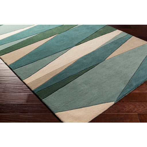 Surya Forum FM-7204 Seafoam Modern Tufted Rug