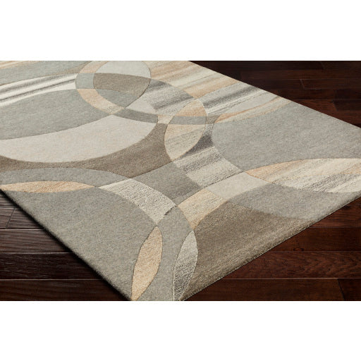 Surya Forum FM-7210 Charcoal Modern Tufted Rug