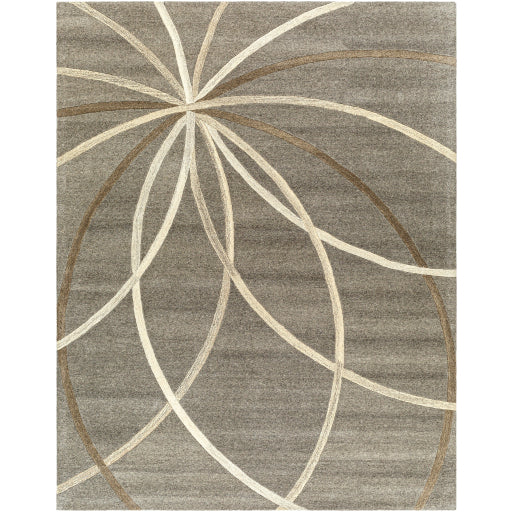 Surya Forum FM-7217 Medium Gray Modern Tufted Rug