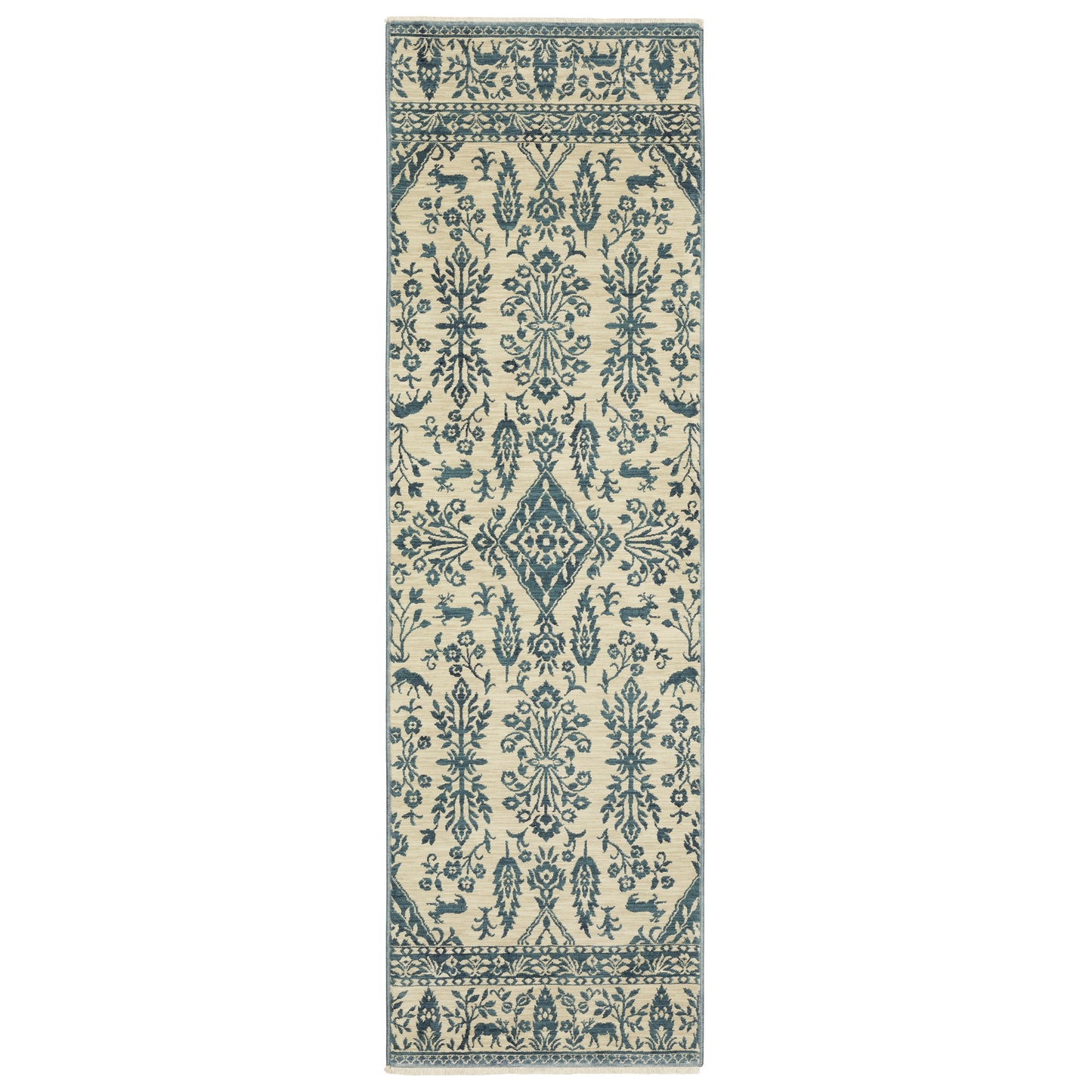 Oriental Weavers Francesca FR08H Blue Casual Power-Loomed Rug