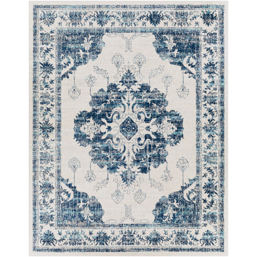 Surya Floransa FSA-2310 Navy Traditional Machinemade Rug