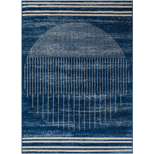 Surya Floransa FSA-2371 Dark Blue Modern Machinemade Rug