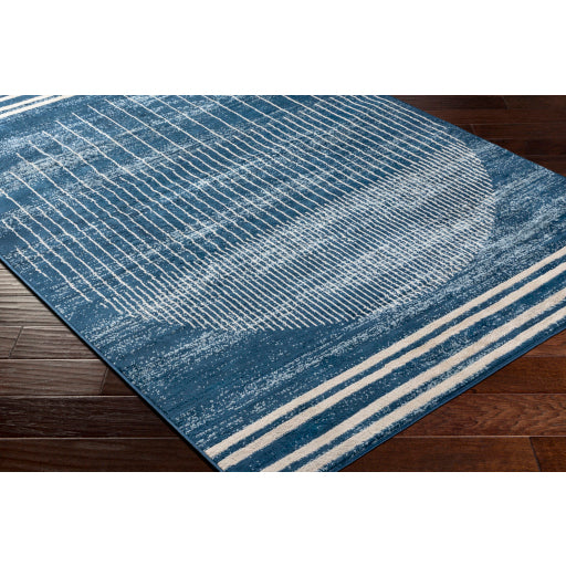 Surya Floransa FSA-2371 Dark Blue Modern Machinemade Rug