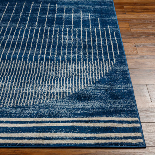 Surya Floransa FSA-2371 Dark Blue Modern Machinemade Rug