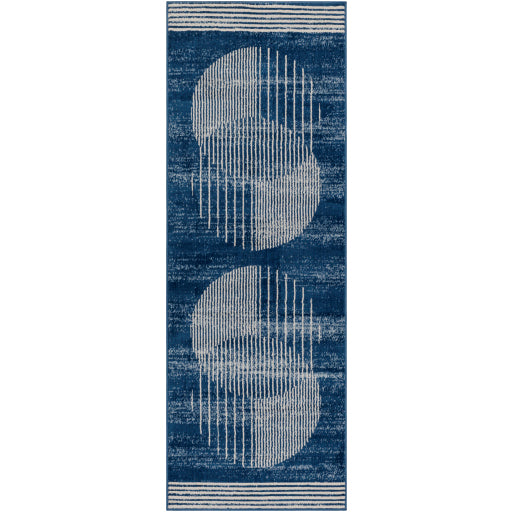 Surya Floransa FSA-2380 Dark Blue Modern Machinemade Rug