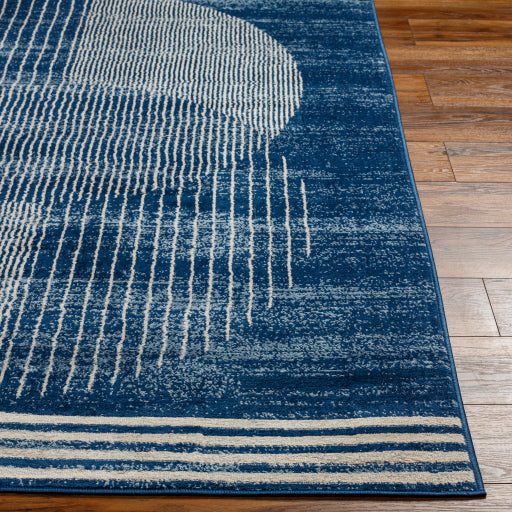 Surya Floransa FSA-2380 Dark Blue Modern Machinemade Rug