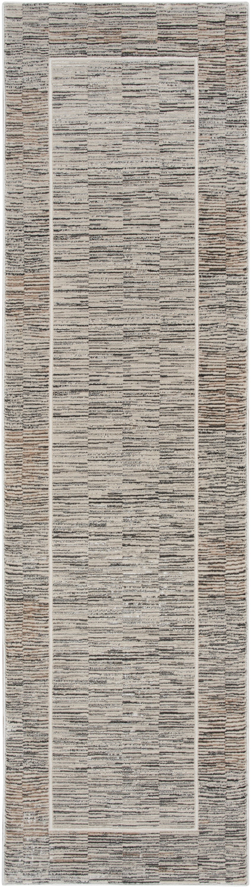 Nourison Home Desire DSR02 Charcoal Grey Contemporary Power-Loomed Rug