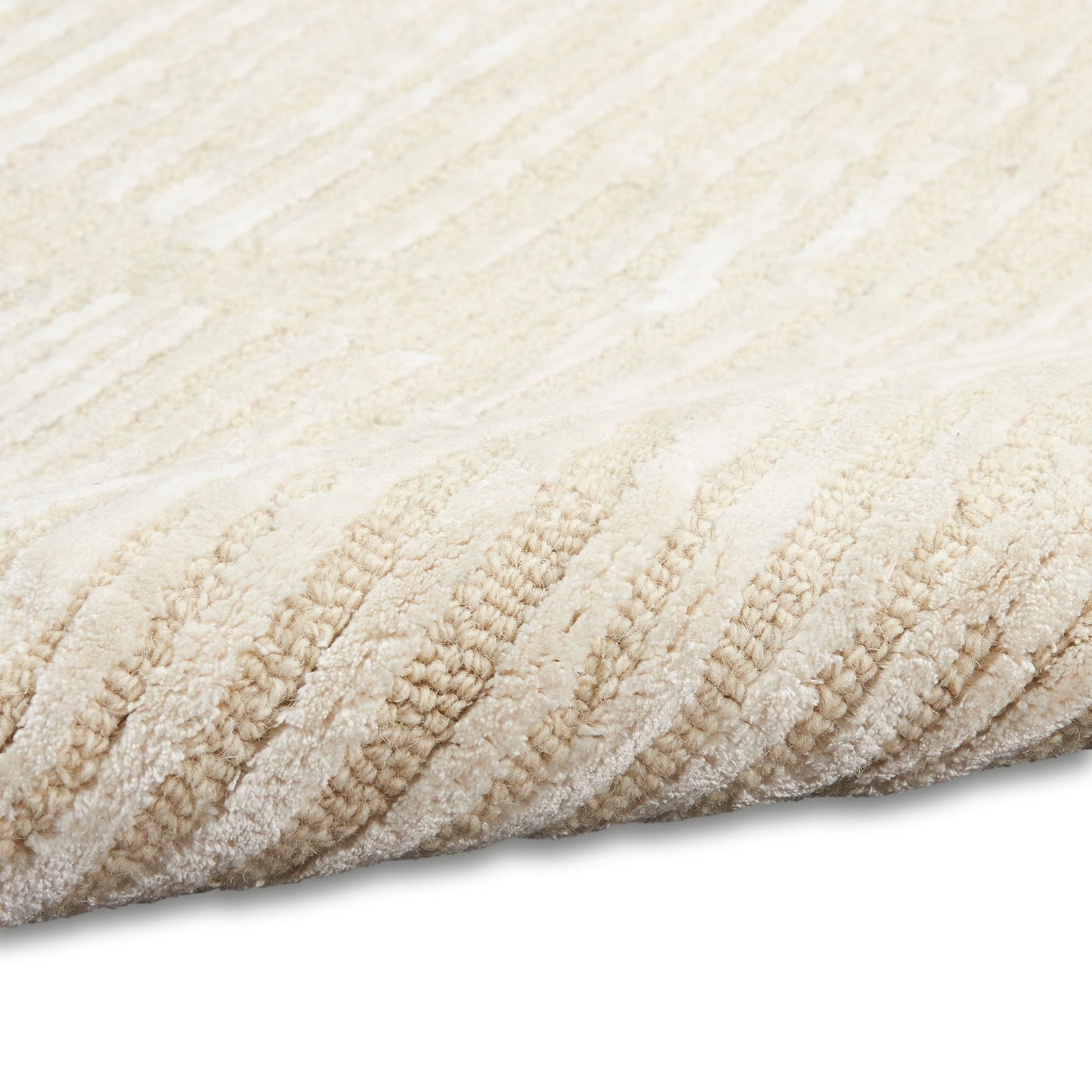 Calvin Klein Ck010 Linear LNR01 Ivory Contemporary Tufted Rug - Rugs - Calvin Klein - Atlanta Designer Rugs