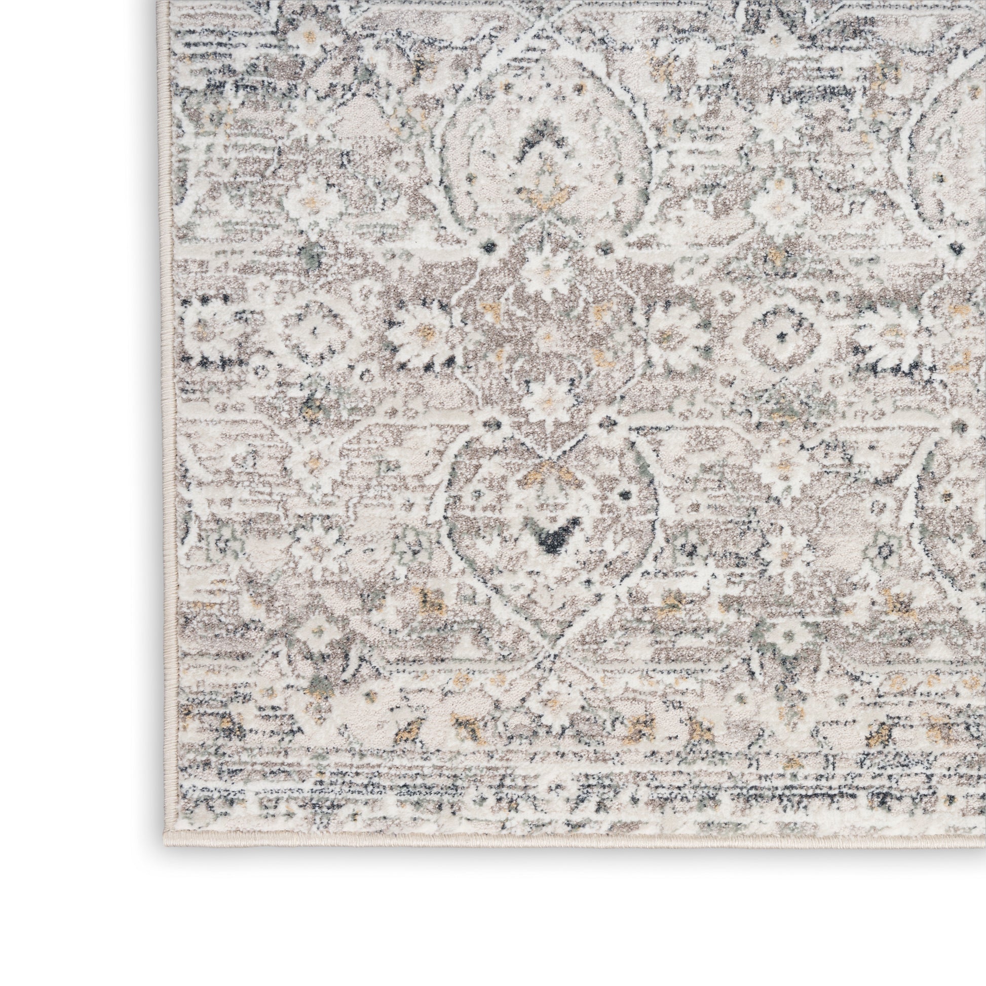 Nourison Home Distinctive  Ivory Grey  Traditional