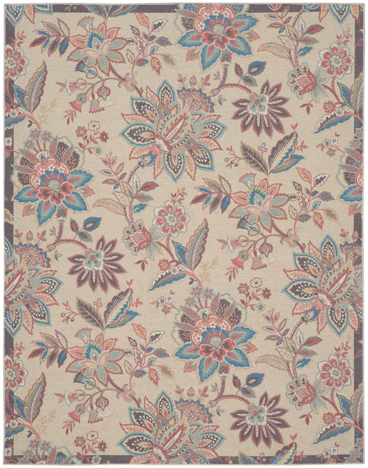 Waverly Washables Collection WAW01 Beige Contemporary Machinemade Rug - Rugs - Waverly - Atlanta Designer Rugs