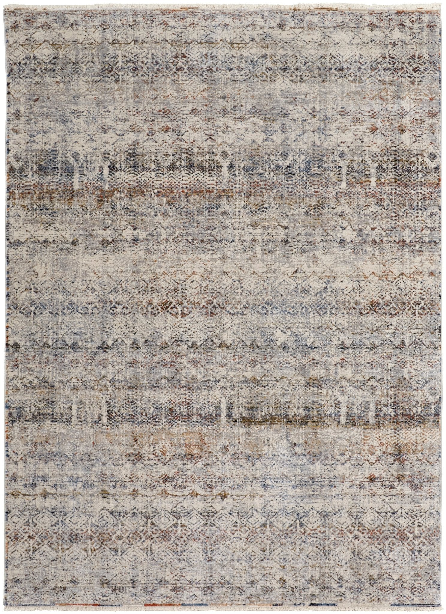 Feizy Kaia 39GLF Gray Transitional/Rustic/Farmhouse Machine Woven Rug - Rugs - Feizy - Atlanta Designer Rugs