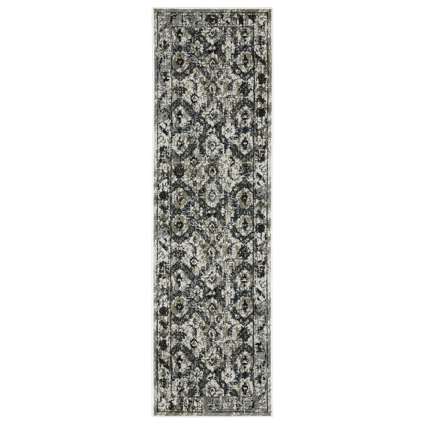 Oriental Weavers Gemini 1003E Charcoal Traditional Power-Loomed Rug