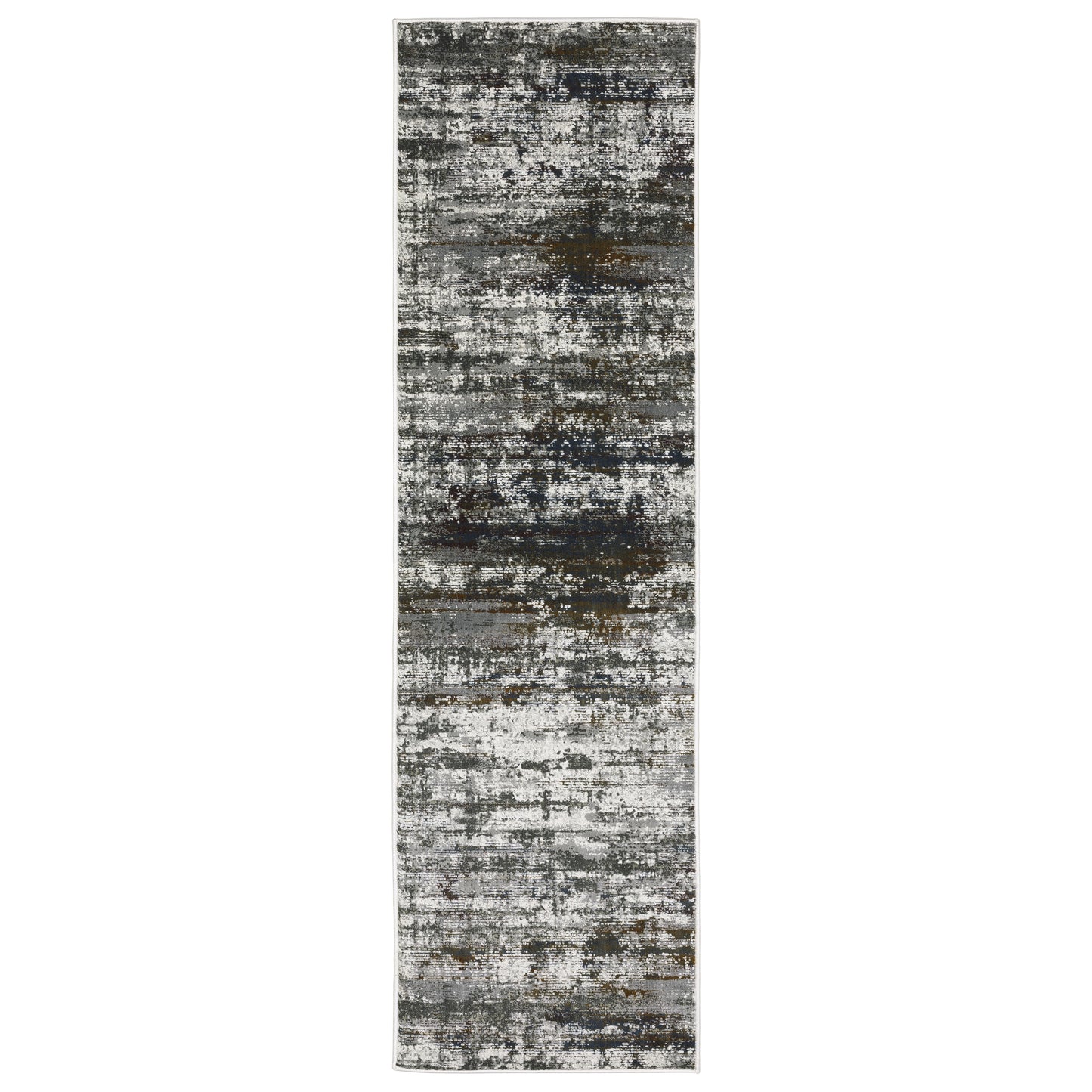 Oriental Weavers Gemini 4151U Charcoal Grey Casual Power-Loomed Rug