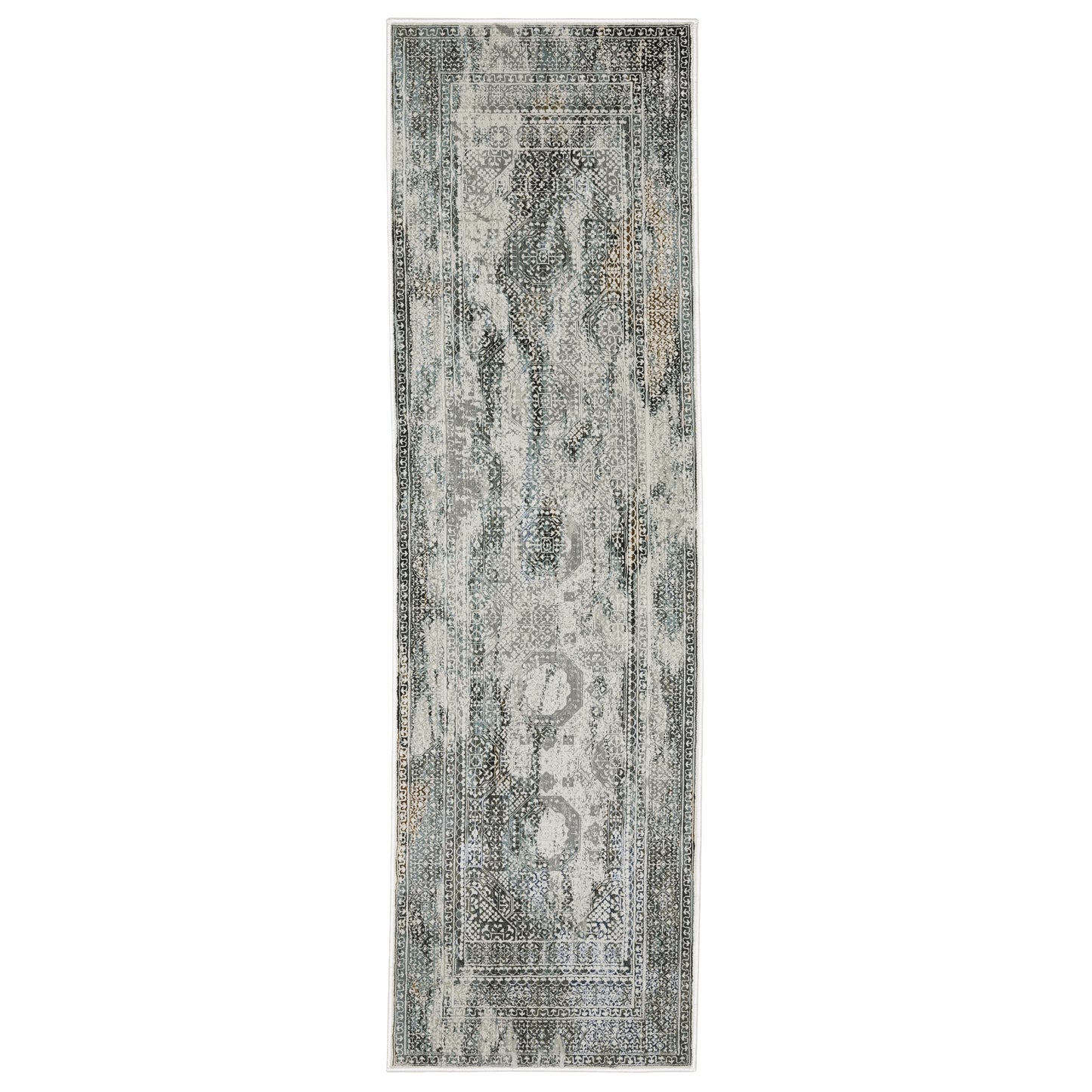 Oriental Weavers Gemini 4153F Grey Casual Power-Loomed Rug