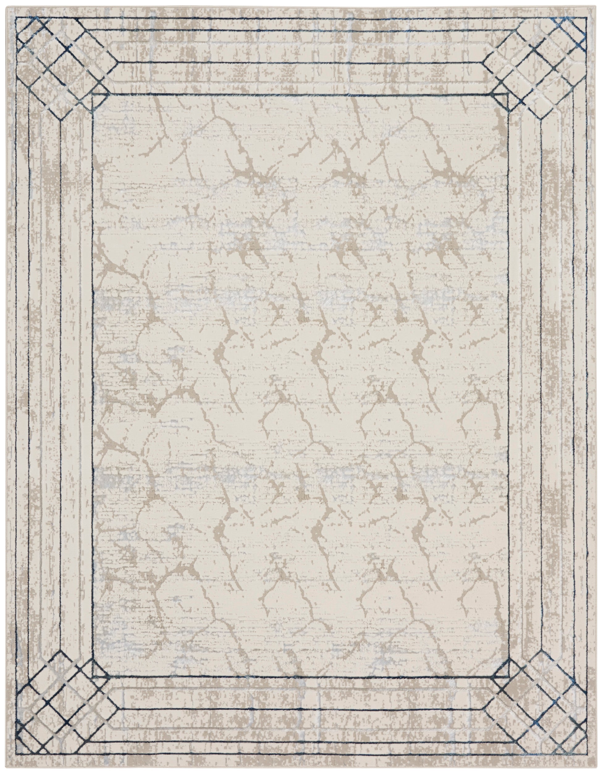 Nourison Home Glitz  Ivory Taupe  Contemporary