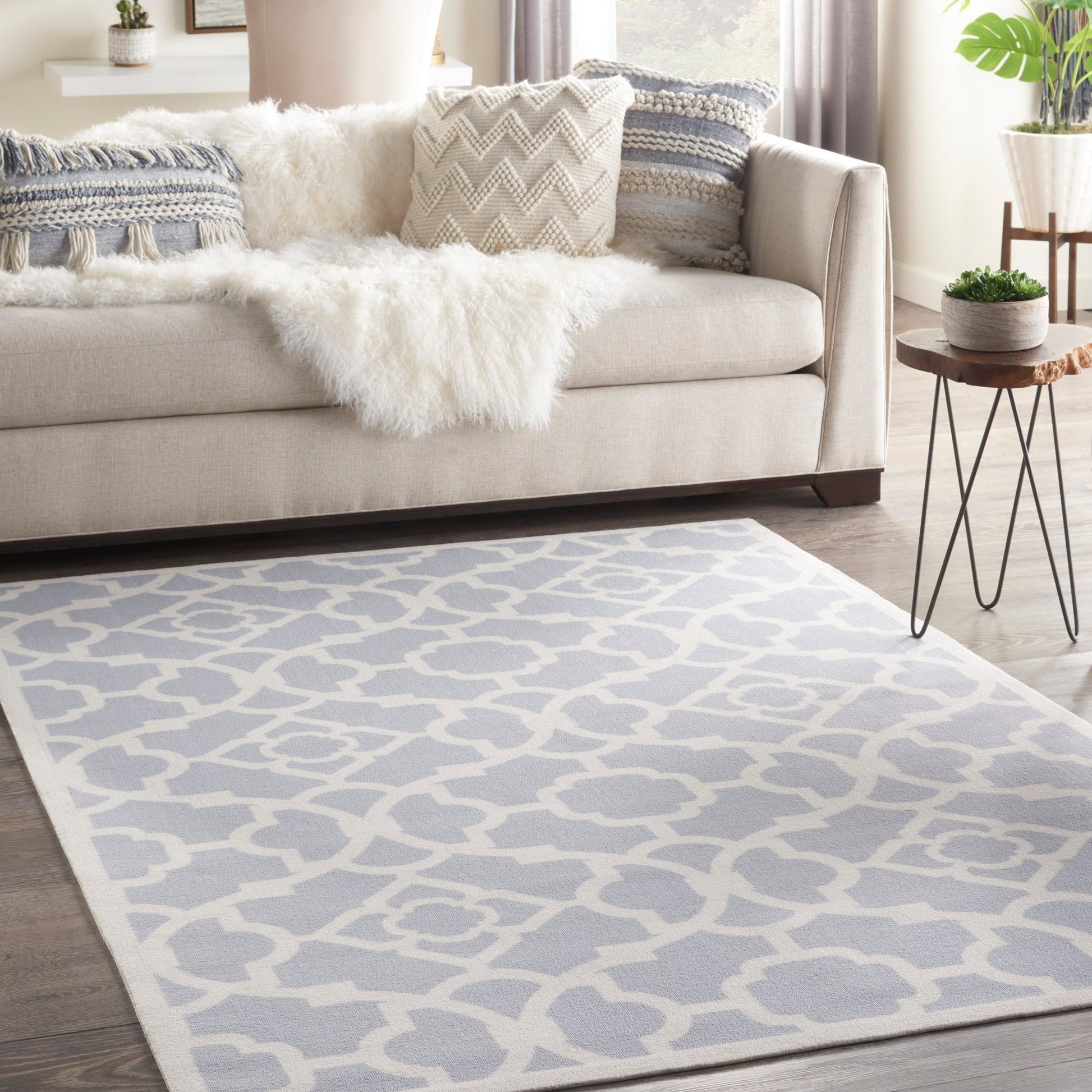 Waverly Sun N Shade SND04 Grey Transitional Machinemade Rug - Rugs - Waverly - Atlanta Designer Rugs