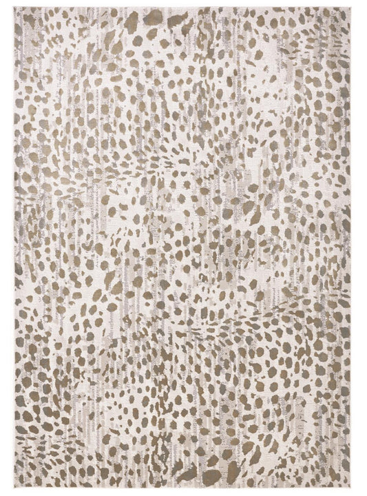 Feizy Waldor 3837F Beige Transitional Machine Woven Rug