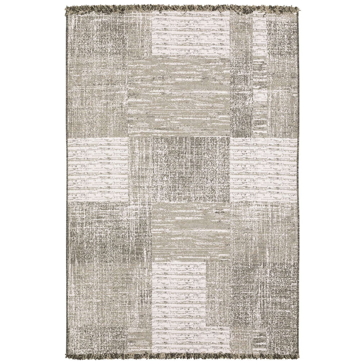 Oriental Weavers Gillian 081V4 Beige Black Casual Power-Loomed Rug