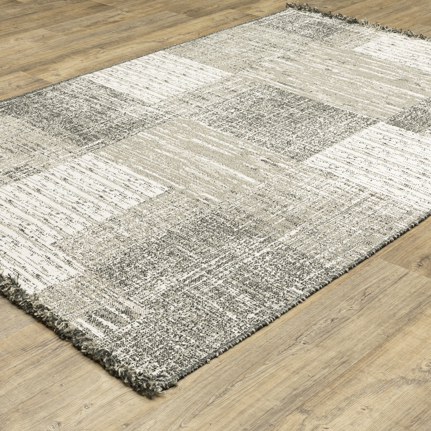 Oriental Weavers Gillian 081V4 Beige Black Casual Power-Loomed Rug