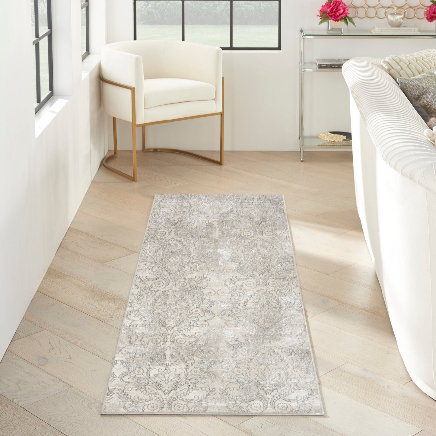 Inspire Me! Home Décor Iliana ILI01 Light Grey Contemporary Machinemade Rug - Rugs - Inspire Me! Home Décor - Atlanta Designer Rugs