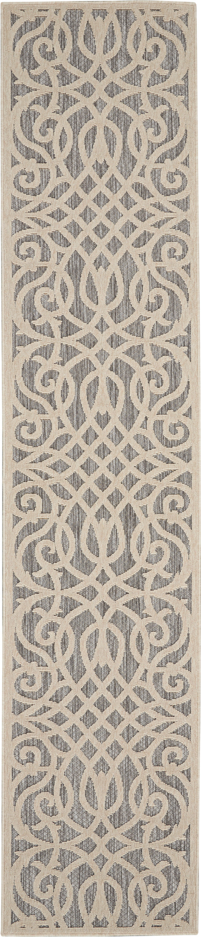 Nourison Home Cozumel CZM04 Grey Contemporary Power-Loomed Rug